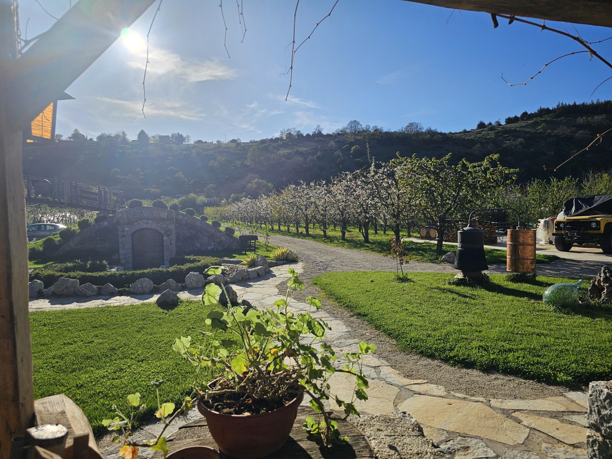 Gardens at Chateau Orman, ready for events and gatherings